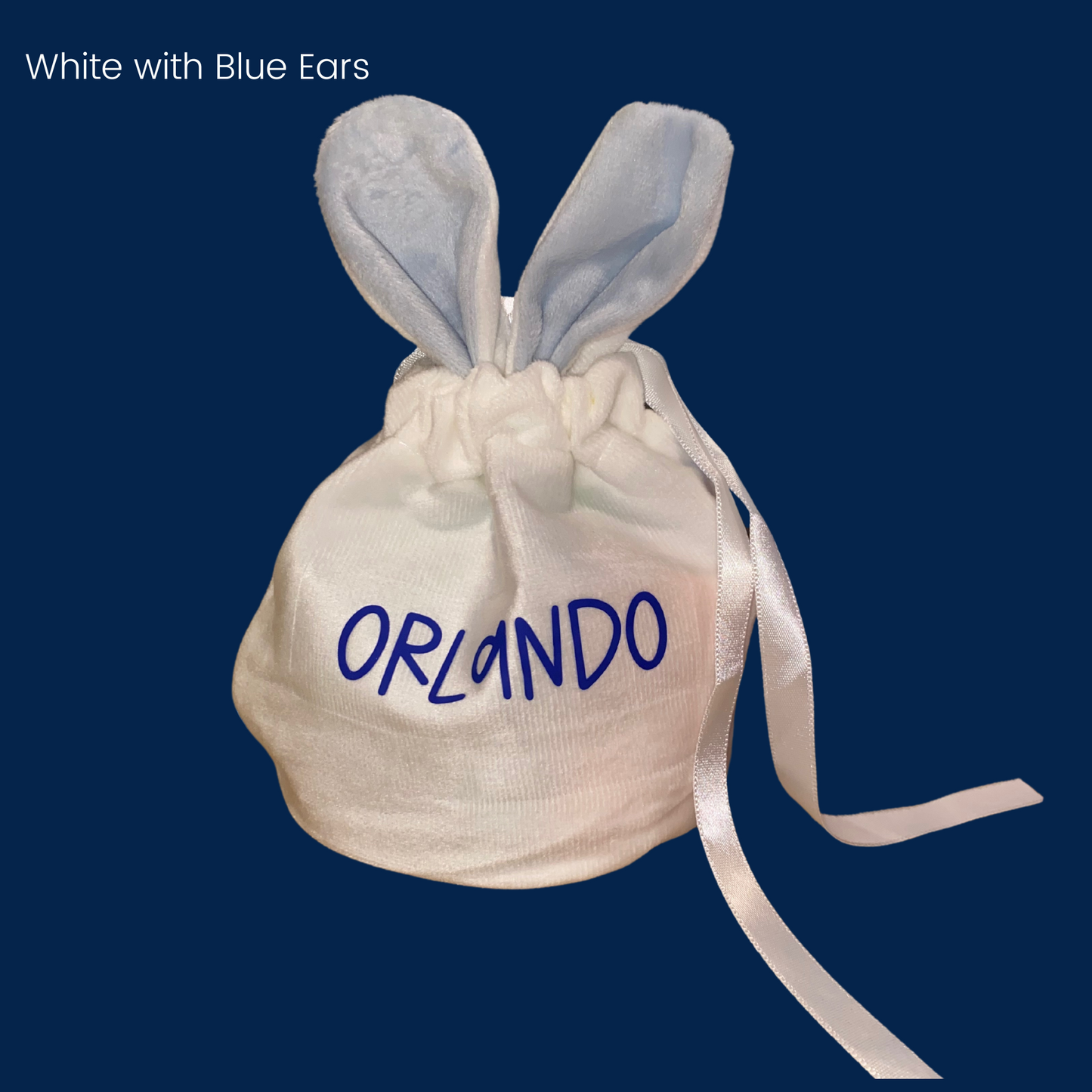 Small Personalised Velvet Easter Bags
