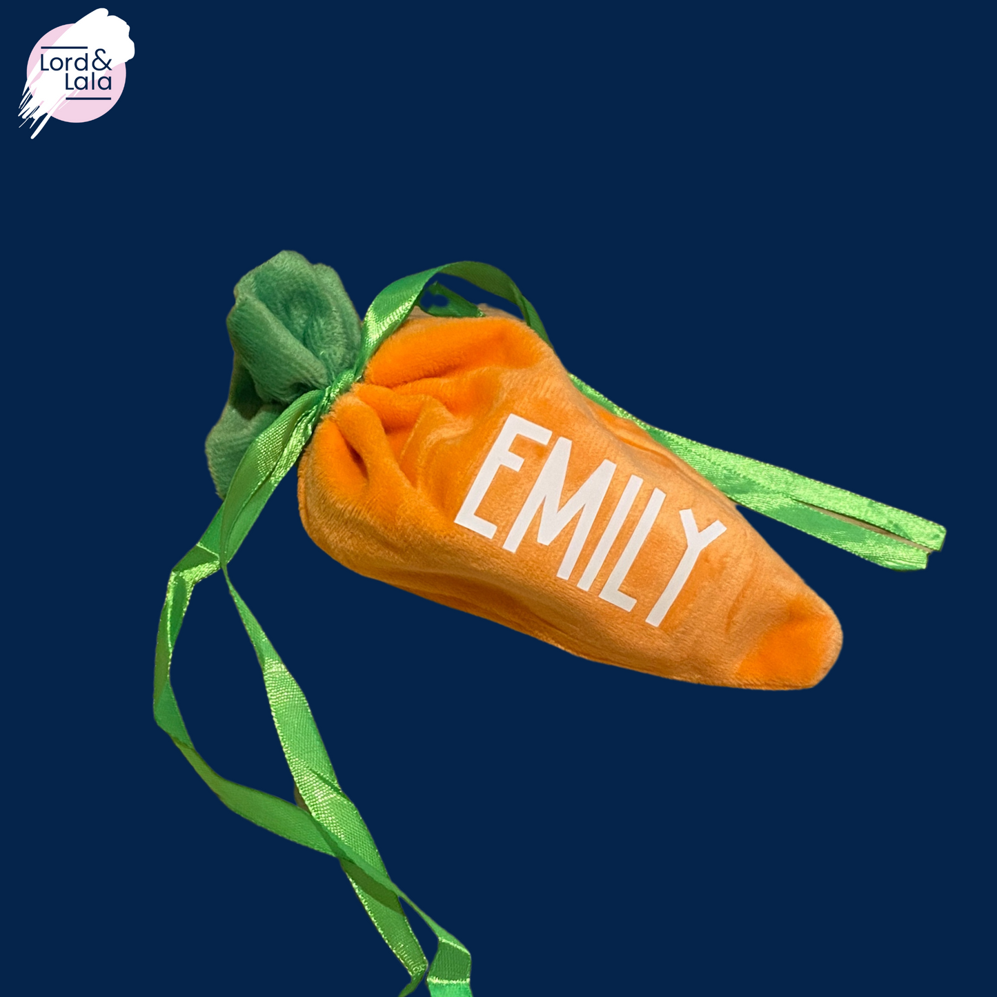 Personalised Carrot Easter bags